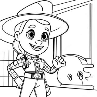 Jessie Toy Story Coloring Page | Jessie Toy Story 塗色頁