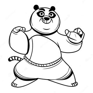 Kung Fu Panda 3 Coloring Page | Kung Fu Panda 3 塗色頁