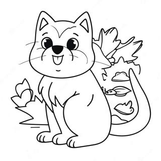 Adventurous Super Pets Coloring Page | Super Pets 塗色頁