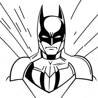 Futuristic Batman Beyond Coloring Page | Batman Beyond 塗色頁