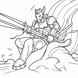 Drift in Epic Battle Coloring Page | Drift Fortnite 塗色頁