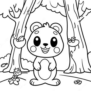 Happy Tree Friends Coloring Page | Happy Tree Friends 塗色頁