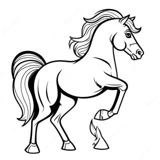 Arabian Horse Coloring Page