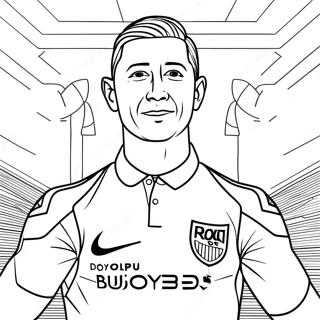 Lewandowski Coloring Page | Lewandowski 塗色頁