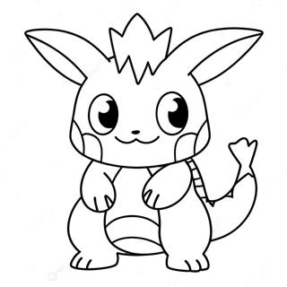 Mega Pokemon Coloring Page | Mega Pokemon 塗色頁