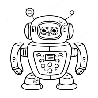 Fun Coding Robot Coloring Page | Coding 塗色頁