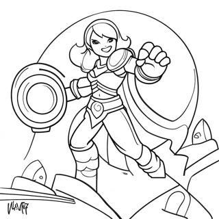 League of Legends Champion Coloring Page | League of Legends 塗色頁