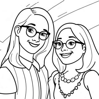 Liv and Maddie Coloring Page | Liv and Maddie 塗色頁