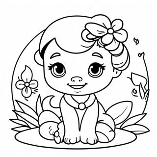 Baby Jasmine Cute Coloring Page | Baby Jasmine 塗色頁
