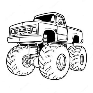 Max D Monster Truck Coloring Page | Max D 塗色頁