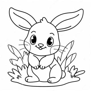 Cute Baby Bunny Coloring Page | Baby Bunny Bunny 塗色頁
