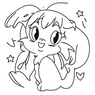 Tokyo Mew Mew Coloring Page | Tokyo Mew Mew 塗色頁