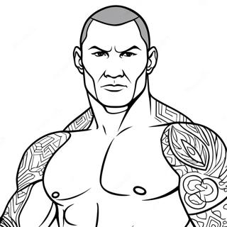 Randy Orton WWE Coloring Page | Randy Orton 塗色頁