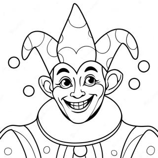 Jester Coloring Page | Jester 塗色頁