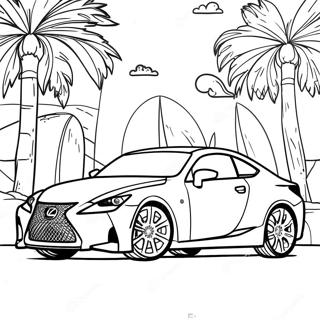 Lexus Coloring Page | Lexus 塗色頁