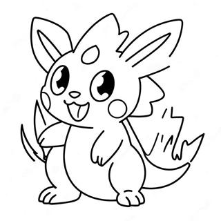 Fire Type Pokemon Coloring Page | Fire Type Pokemon 塗色頁