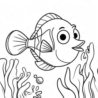 Easy Dory Coloring Page | Easy Dory 塗色頁