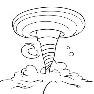 Tornado Coloring Page | Tornado 塗色頁