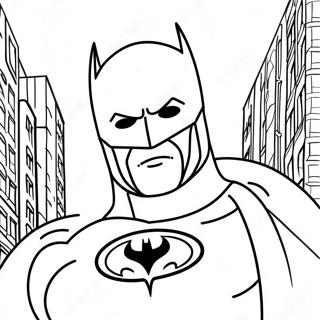 Batman Among Us Character Coloring Page | Batman Among Us 塗色頁