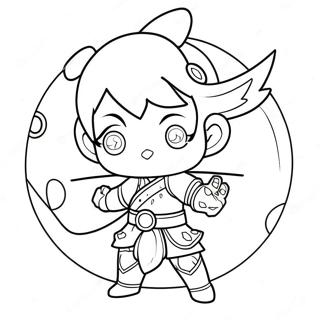 Genshin Impact Coloring Page | Genshin 塗色頁