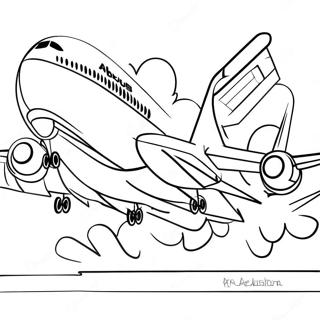 Airbus A380 Coloring Page | Airbus 塗色頁