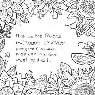 Addiction Recovery Inspirational Quotes Coloring Page | Addiction Recovery 塗色頁
