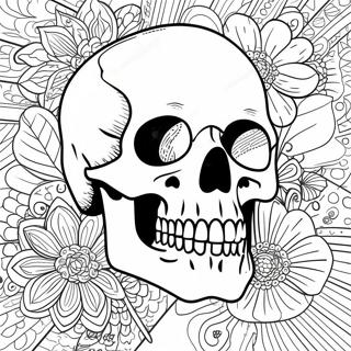 Detailed Skull Anatomy Coloring Page | Skull Anatomy 塗色頁