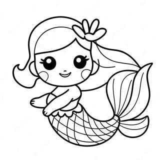Mermaid LOL Pets Coloring Page