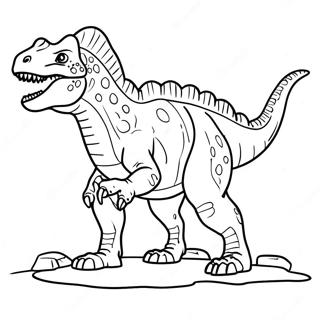 Carnotaurus Coloring Page | Carnotaurus 塗色頁