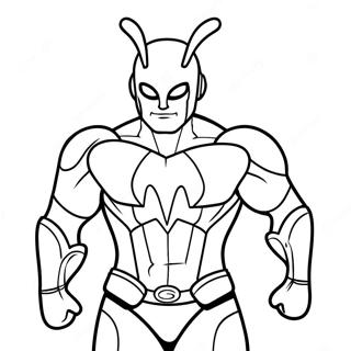 Blue Beetle Coloring Page | Blue Beetle 塗色頁