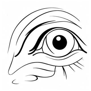 Anime Eye Coloring Page | Anime Eye 塗色頁