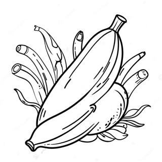 Fortnite Banana Coloring Page | Fortnite Banana 塗色頁