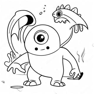 Monsters vs Aliens Coloring Page | Monsters vs Aliens 塗色頁