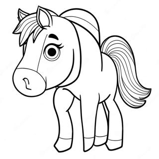 Clydesdale Horse Coloring Page | Clydesdale Horse 塗色頁