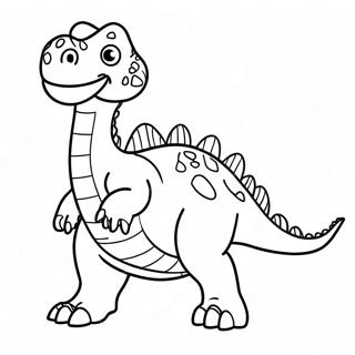 Big Dinosaur Coloring Page | Big Dinosaur 塗色頁