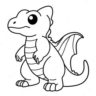 Charmeleon Coloring Page | Charmeleon 塗色頁