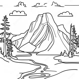 Yellowstone National Park Coloring Page | Yellowstone 塗色頁