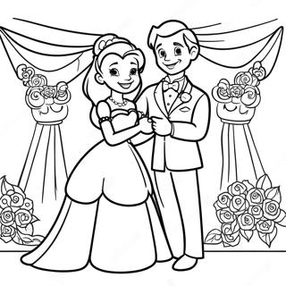 Disney Wedding Coloring Page | Disney Wedding 塗色頁