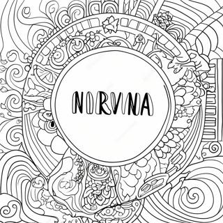 Nirvana Logo Coloring Page | Nirvana 塗色頁