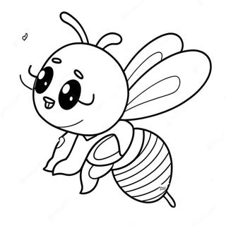 Sparkling LOL Queen Bee Coloring Page