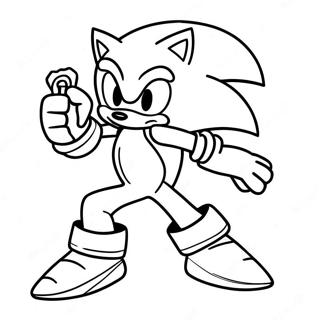 Sonic Prime Nine Coloring Page | Sonic Prime Nine 塗色頁