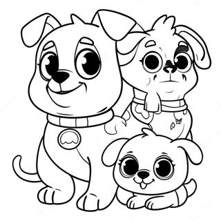 Puppy Dog Pals Coloring Page