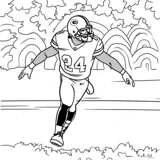 Nick Chubb Coloring Page | Nick Chubb 塗色頁