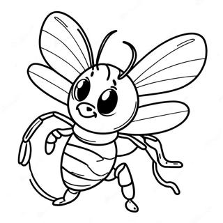 Angry Hornet Coloring Page | Hornet 塗色頁