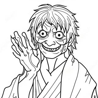 Shigaraki with Decaying Hands Coloring Page | Shigaraki 塗色頁
