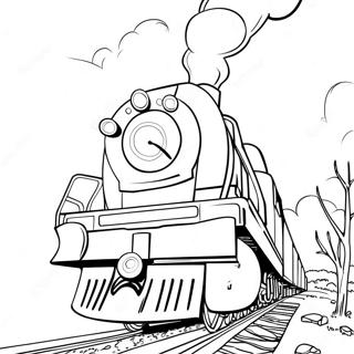 Mighty Express Coloring Page | Mighty Express 塗色頁