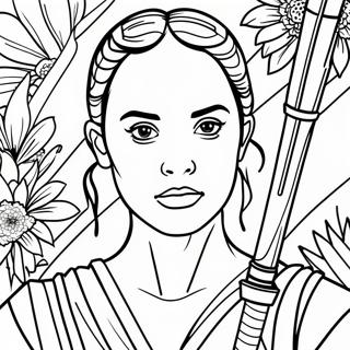 Rey Coloring Page | Rey 塗色頁