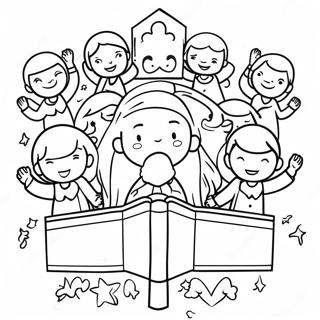 Catholic Schools Week Coloring Page | Catholic Schools Week 塗色頁