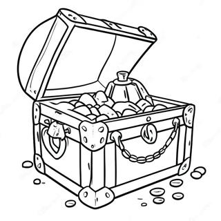 Treasure X Adventure Coloring Page