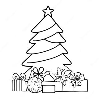 Christmas Tree Coloring Page for Preschoolers | Christmas for Preschoolers 塗色頁